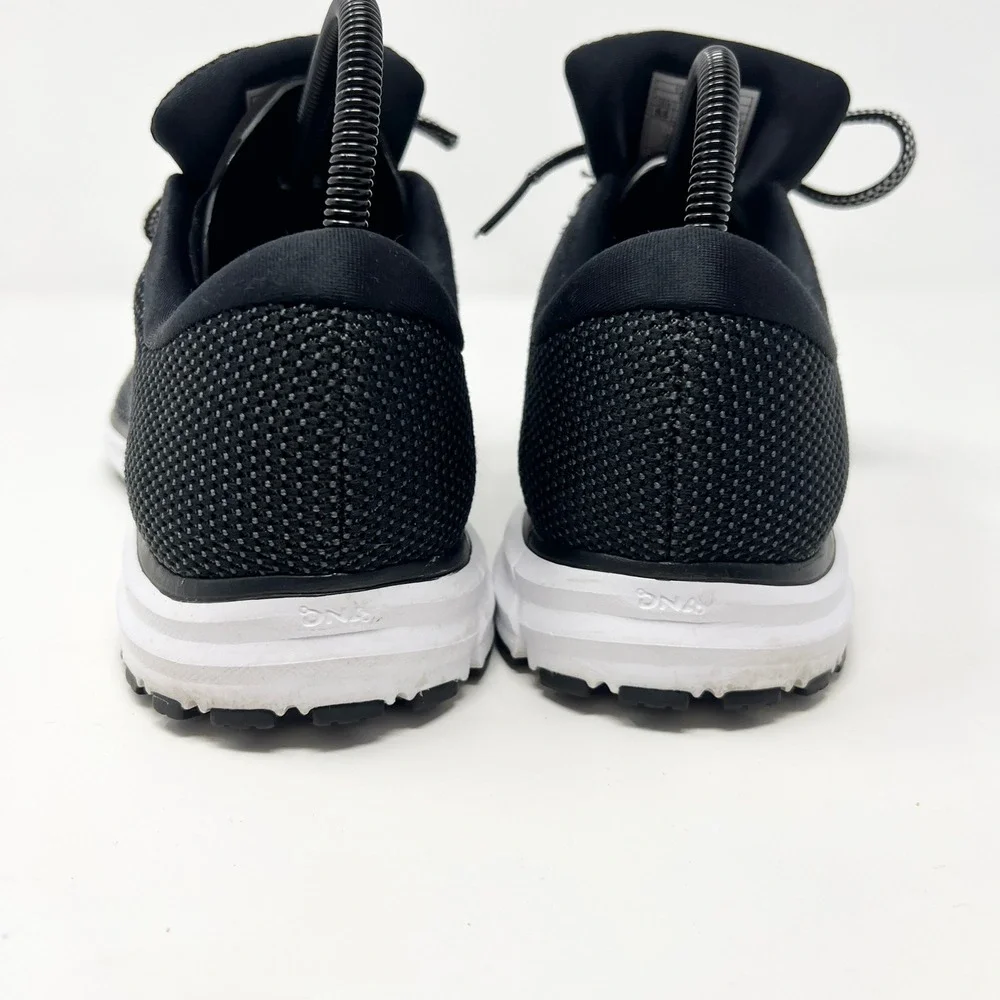 Brooks Revel 2 Womens Running Shoes Size 9.5 Black White Grey Knit 1202811B012